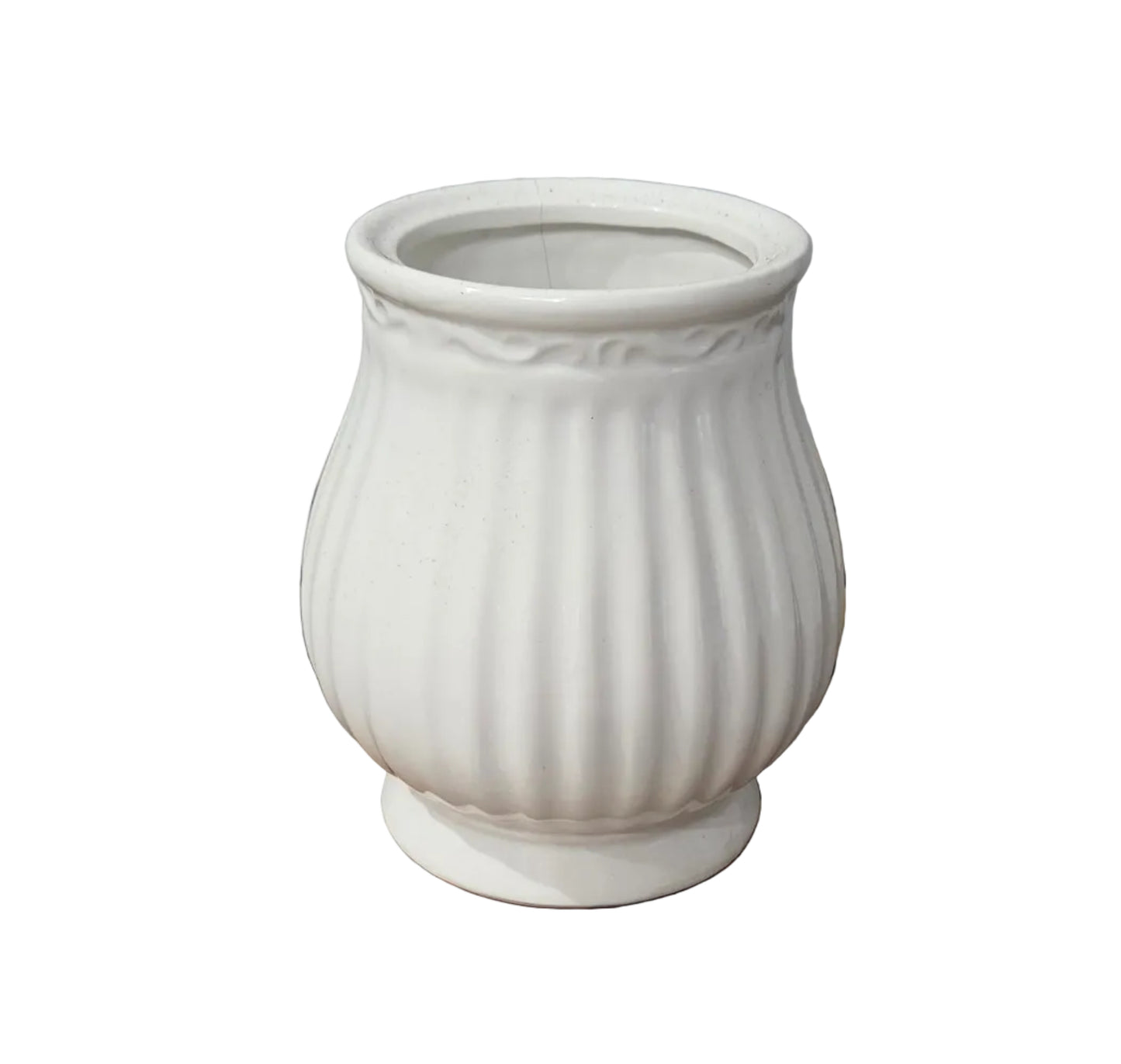 Ribbed Vase